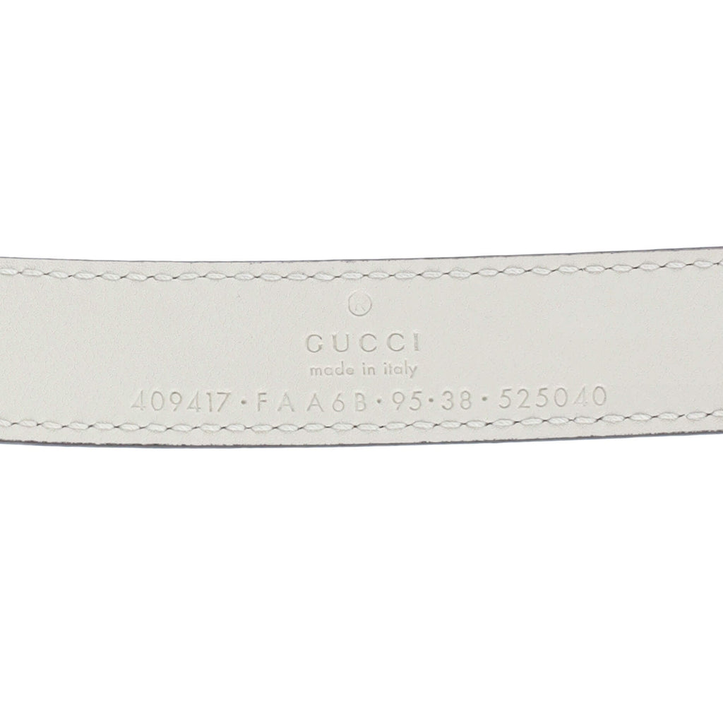 GG Marmont Belt GG Coated Canvas Thin