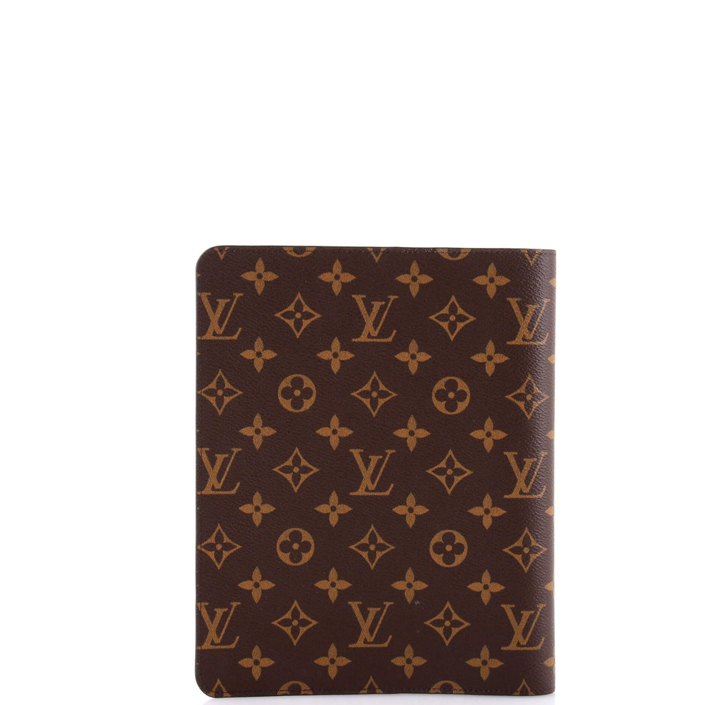 Desk Agenda Cover Monogram Canvas