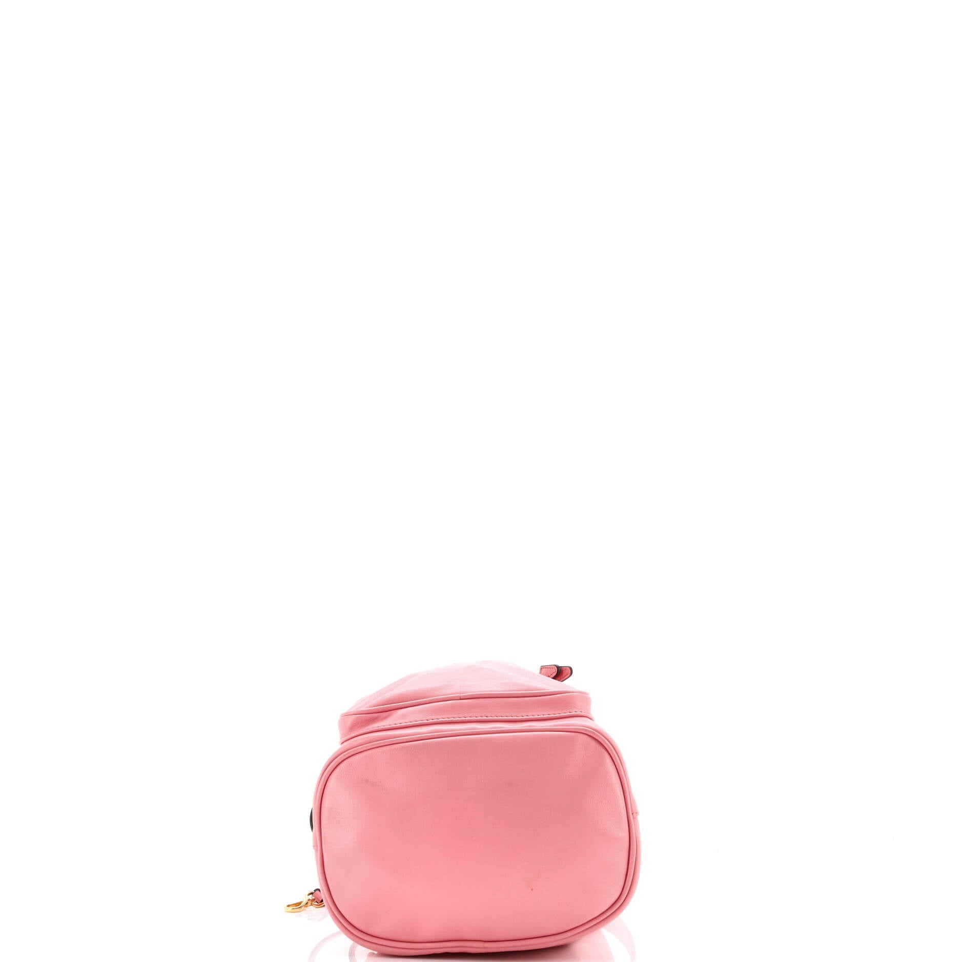 Drawstring Pocket Bucket Bag Soft Calf Small