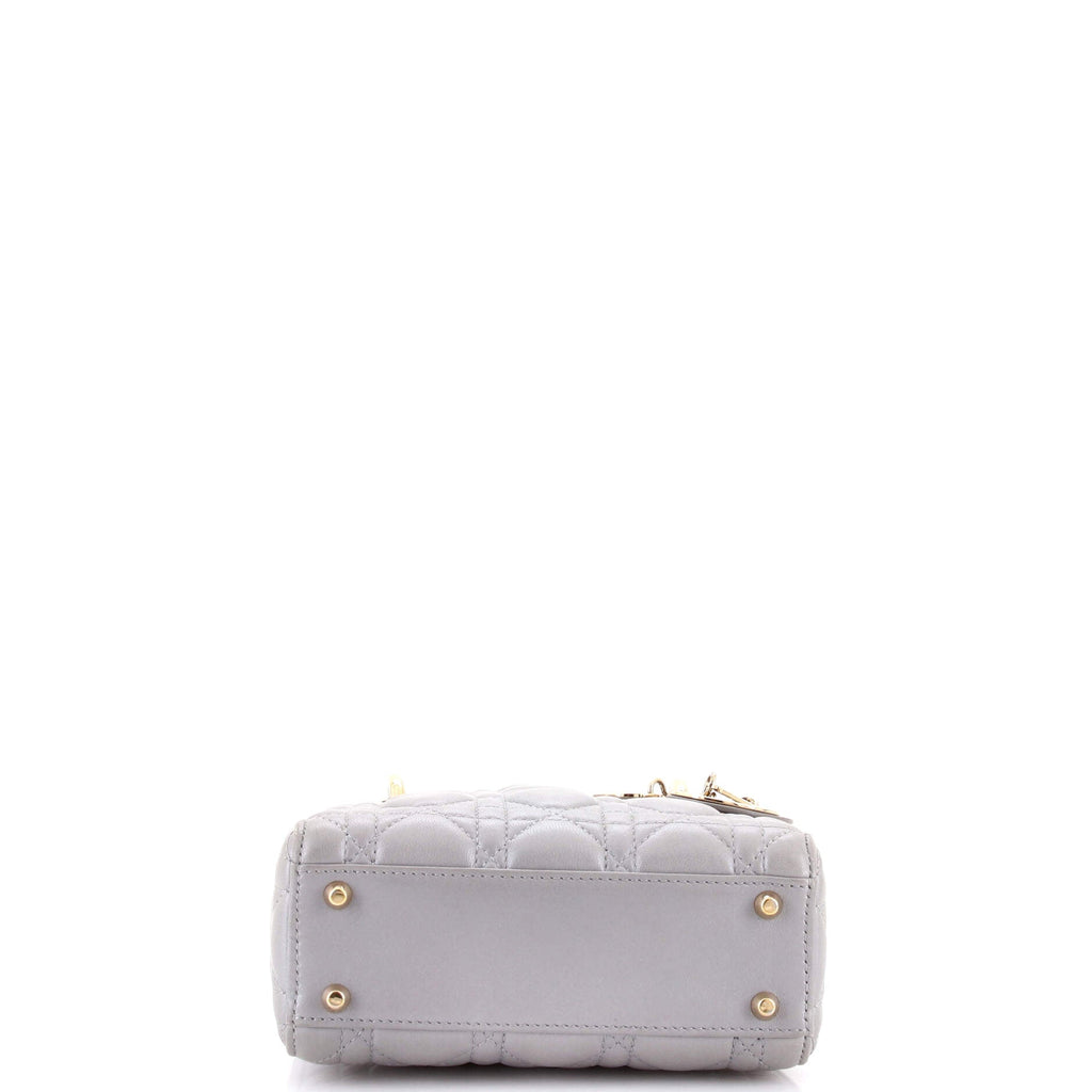 Lady Dior Chain Bag Cannage Quilt Lambskin Mini