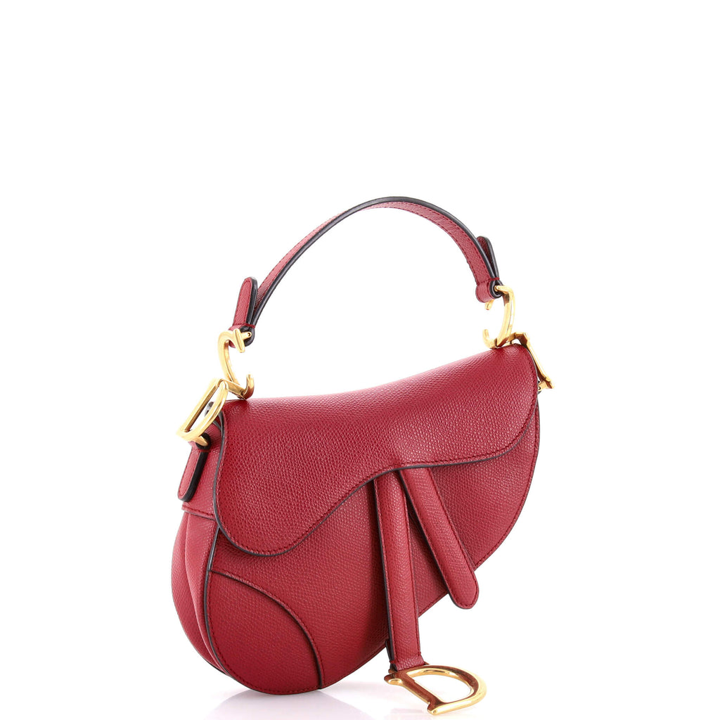Saddle Handbag Leather Mini
