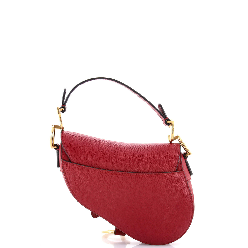 Saddle Handbag Leather Mini