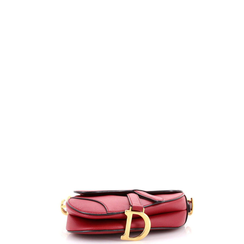 Saddle Handbag Leather Mini