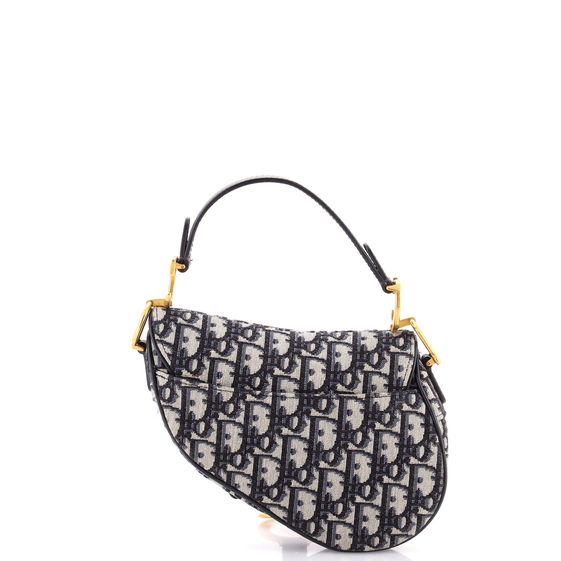 Saddle Handbag Oblique Canvas Mini