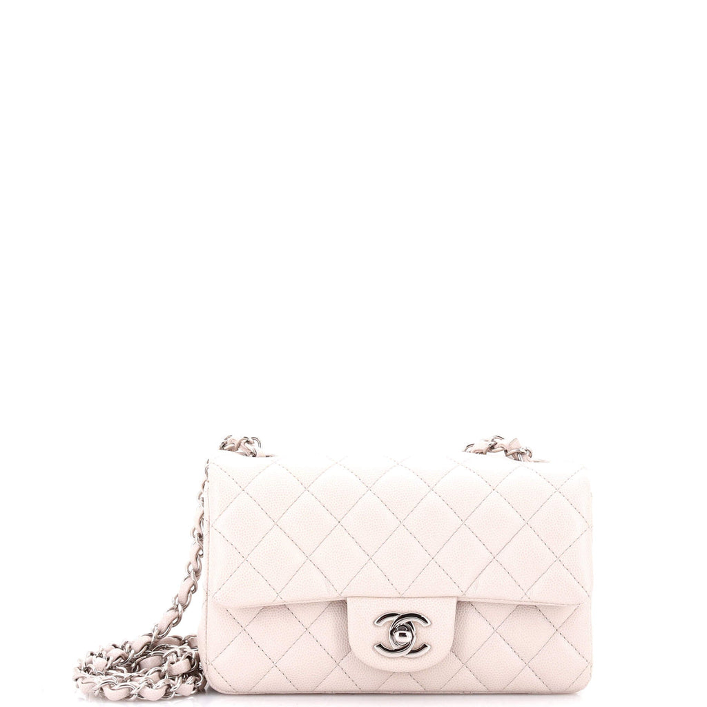 Classic Single Flap Bag Quilted Caviar Mini