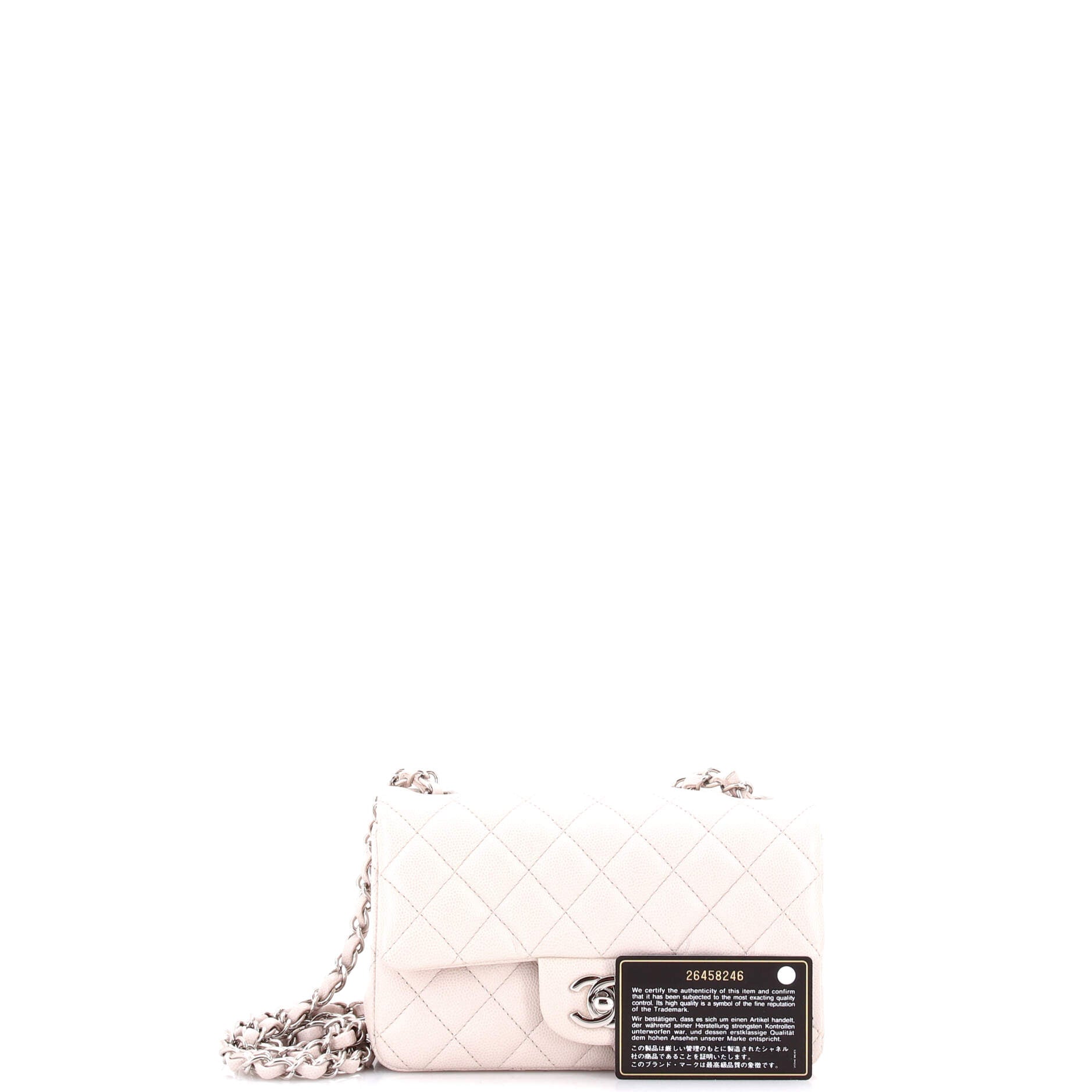 Classic Single Flap Bag Quilted Caviar Mini