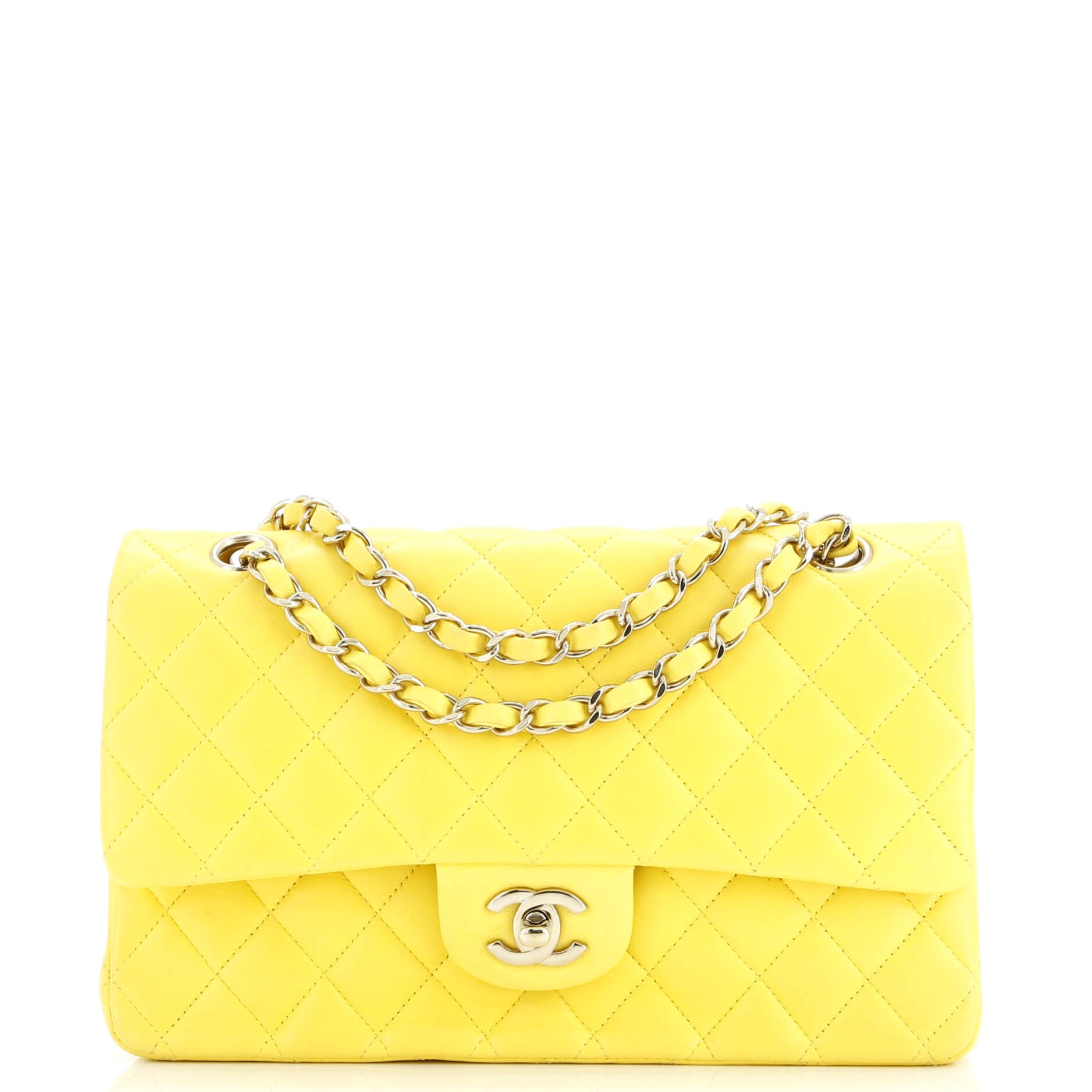 Classic Double Flap Bag Quilted Lambskin Medium