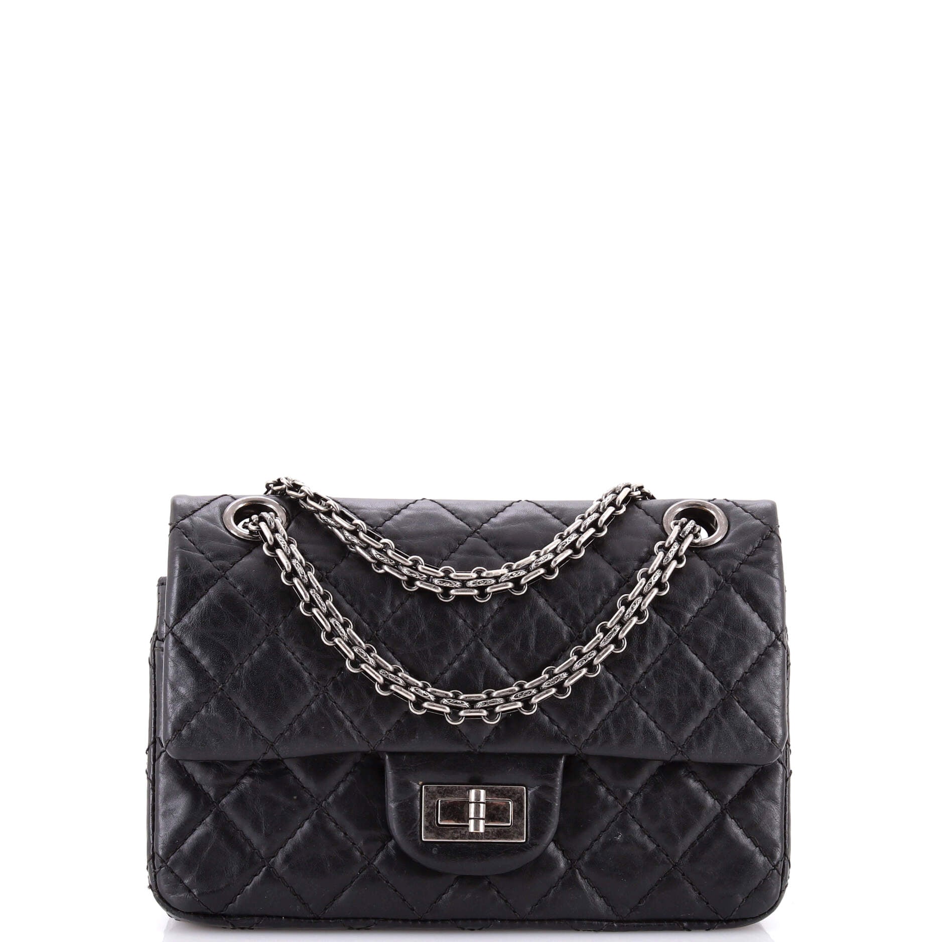 Reissue 2.55 Flap Bag Quilted Aged Calfskin 224