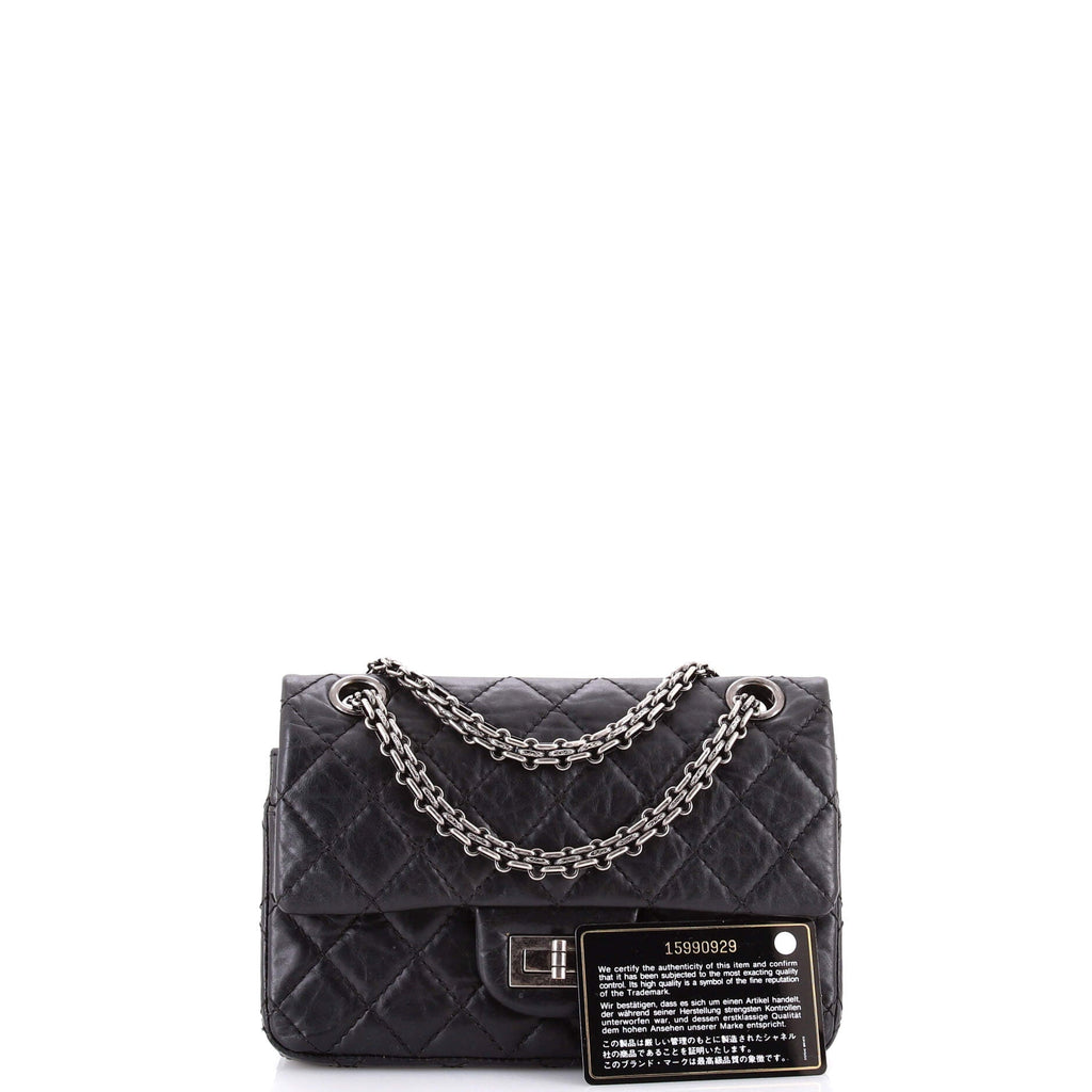 Reissue 2.55 Flap Bag Quilted Aged Calfskin 224