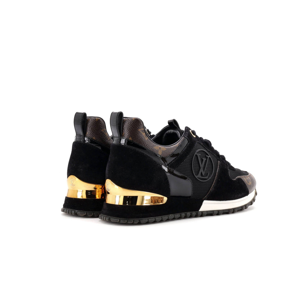 Women's Run Away Sneakers Mesh with Monogram Canvas and Suede