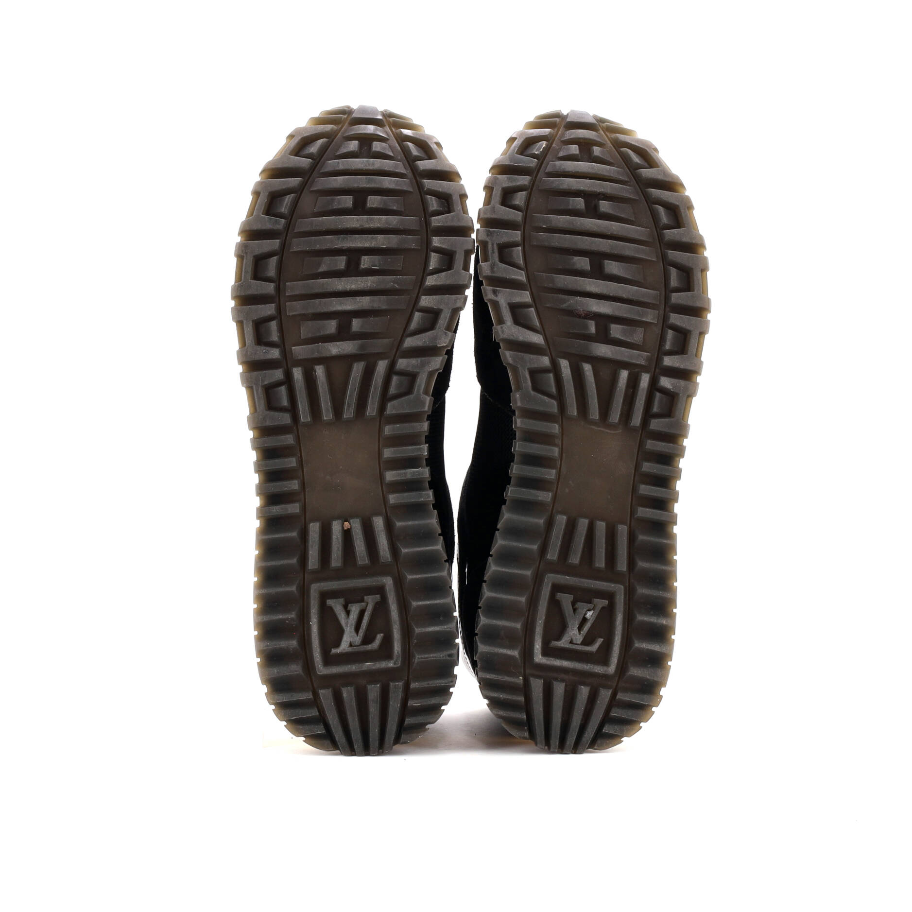 Women's Run Away Sneakers Mesh with Monogram Canvas and Suede