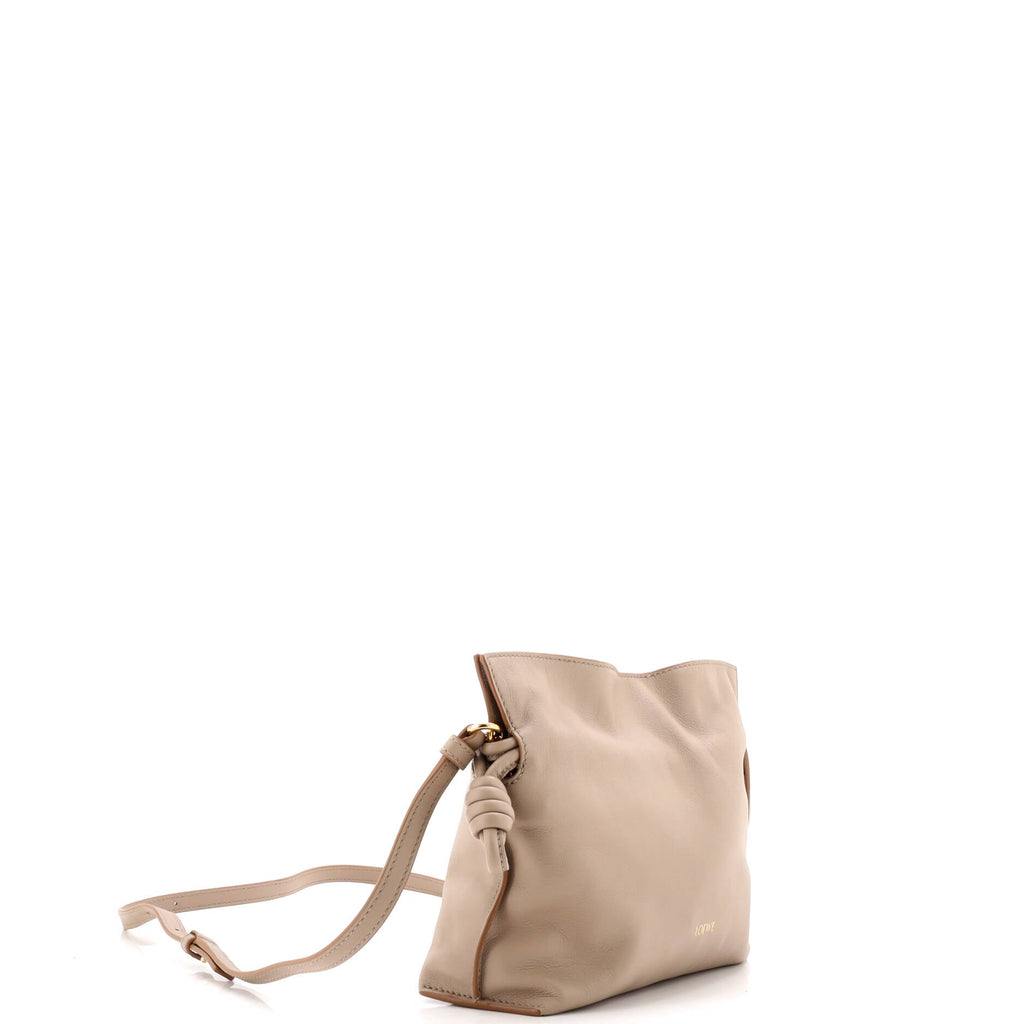 Flamenco Knot Clutch Leather Mini