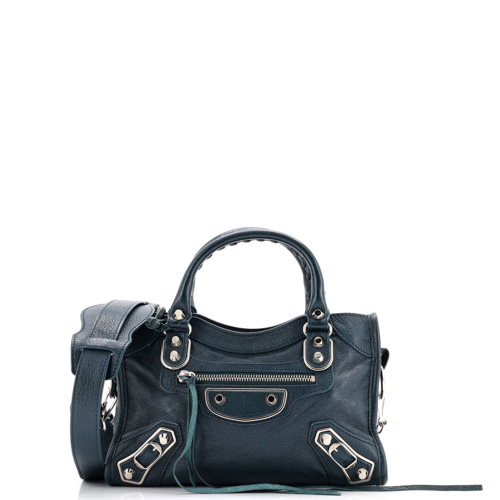 City Classic Metallic Edge Bag Leather Mini