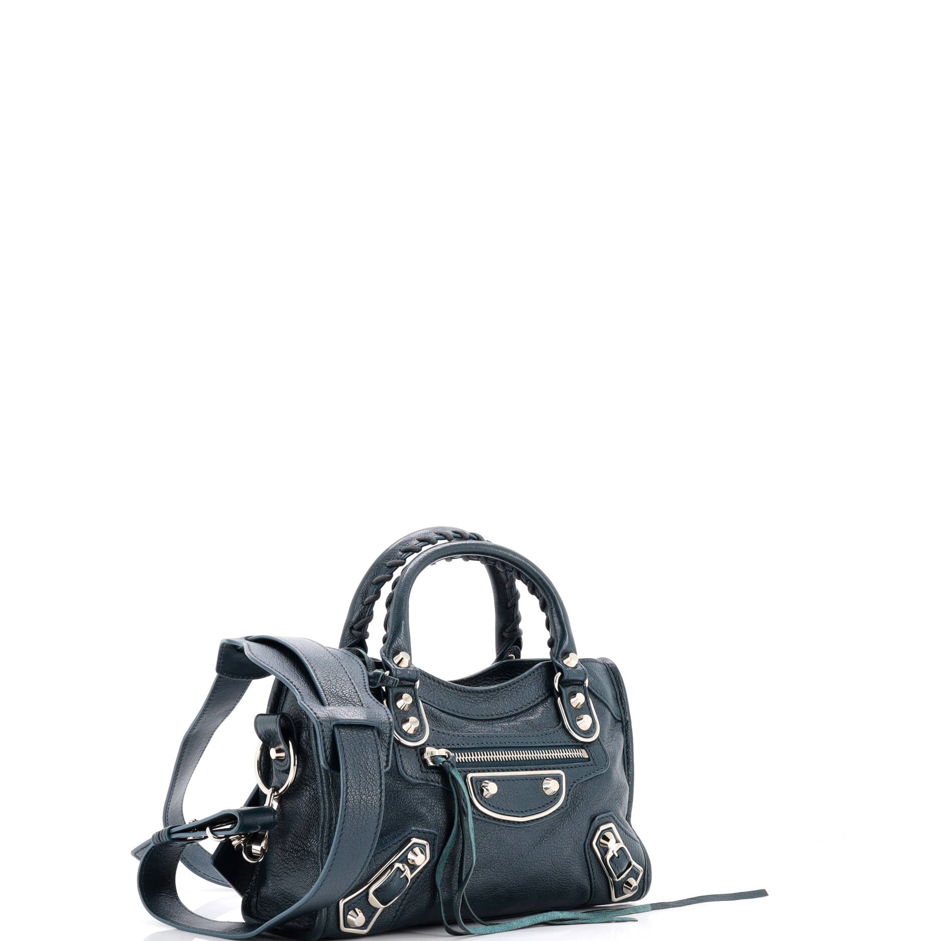 City Classic Metallic Edge Bag Leather Mini