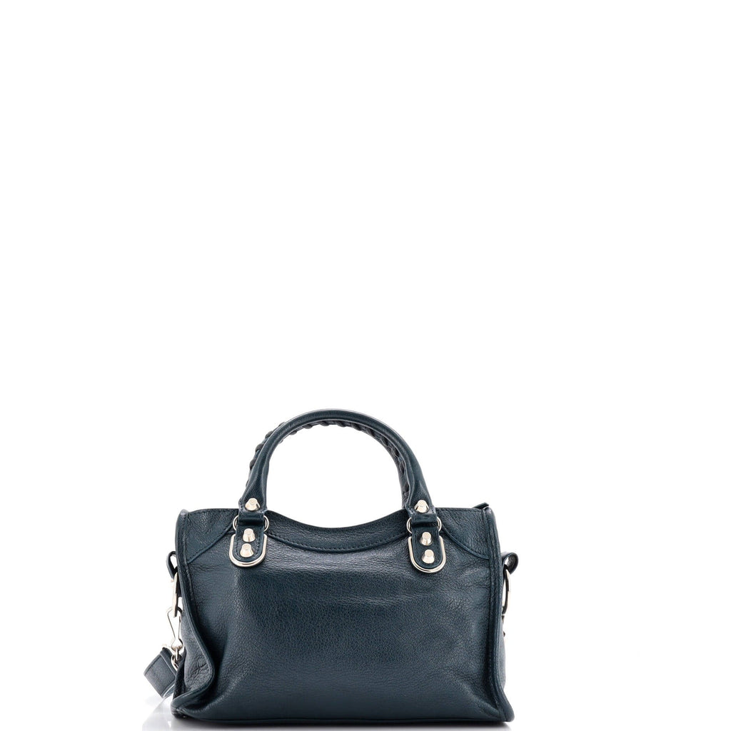 City Classic Metallic Edge Bag Leather Mini