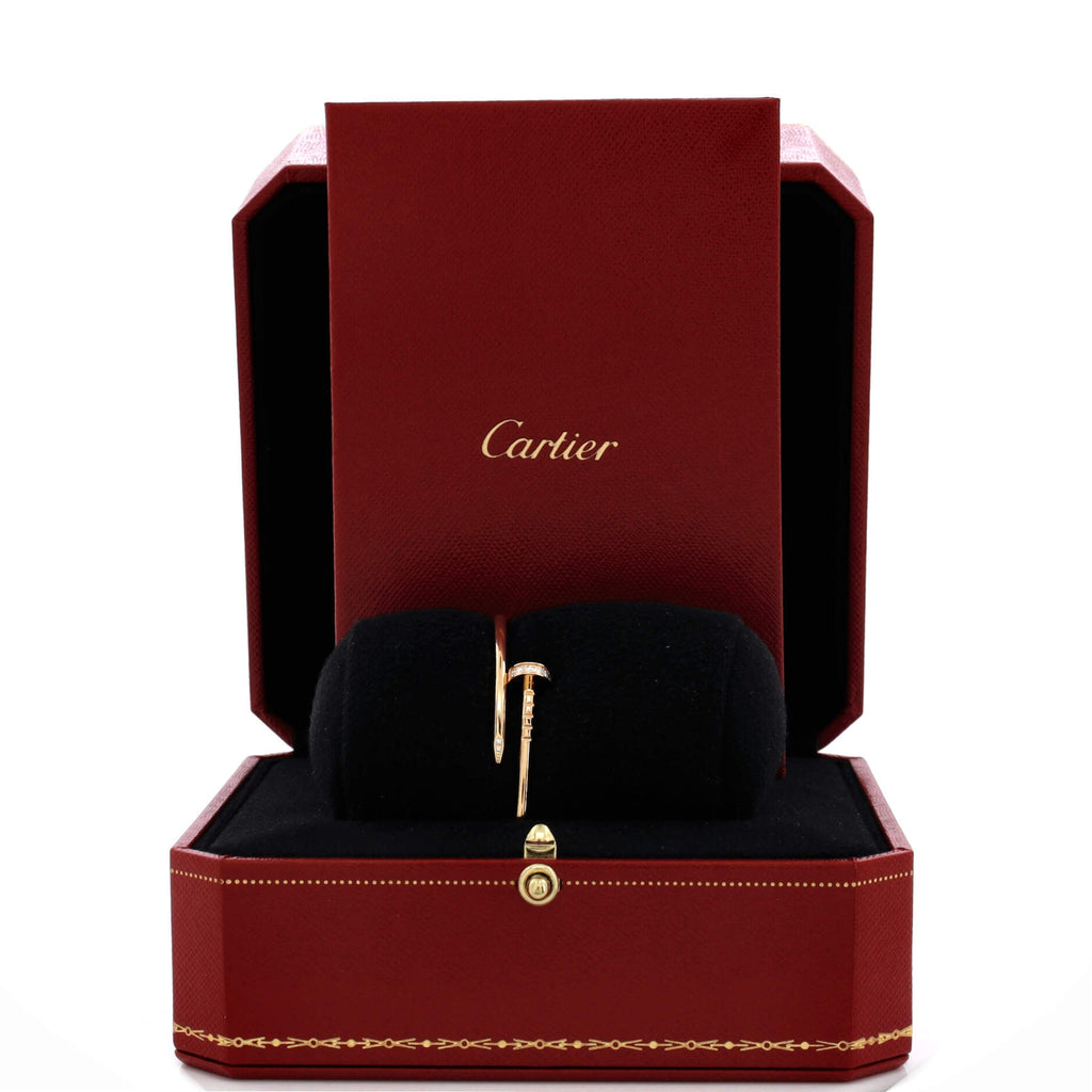 Juste un Clou Bracelet 18K Yellow Gold with Diamonds Small