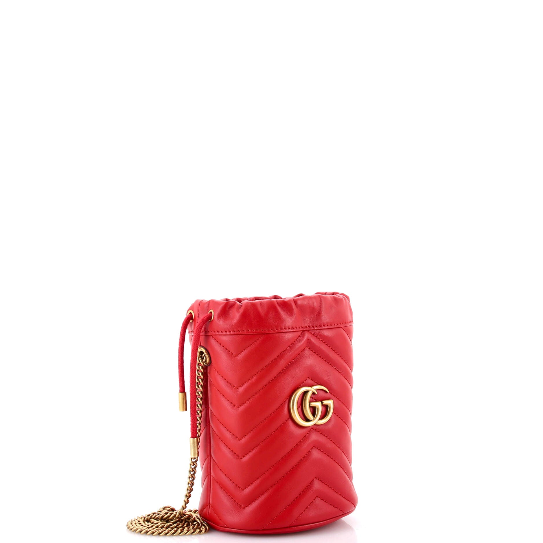 GG Marmont Bucket Bag Matelasse Leather Mini