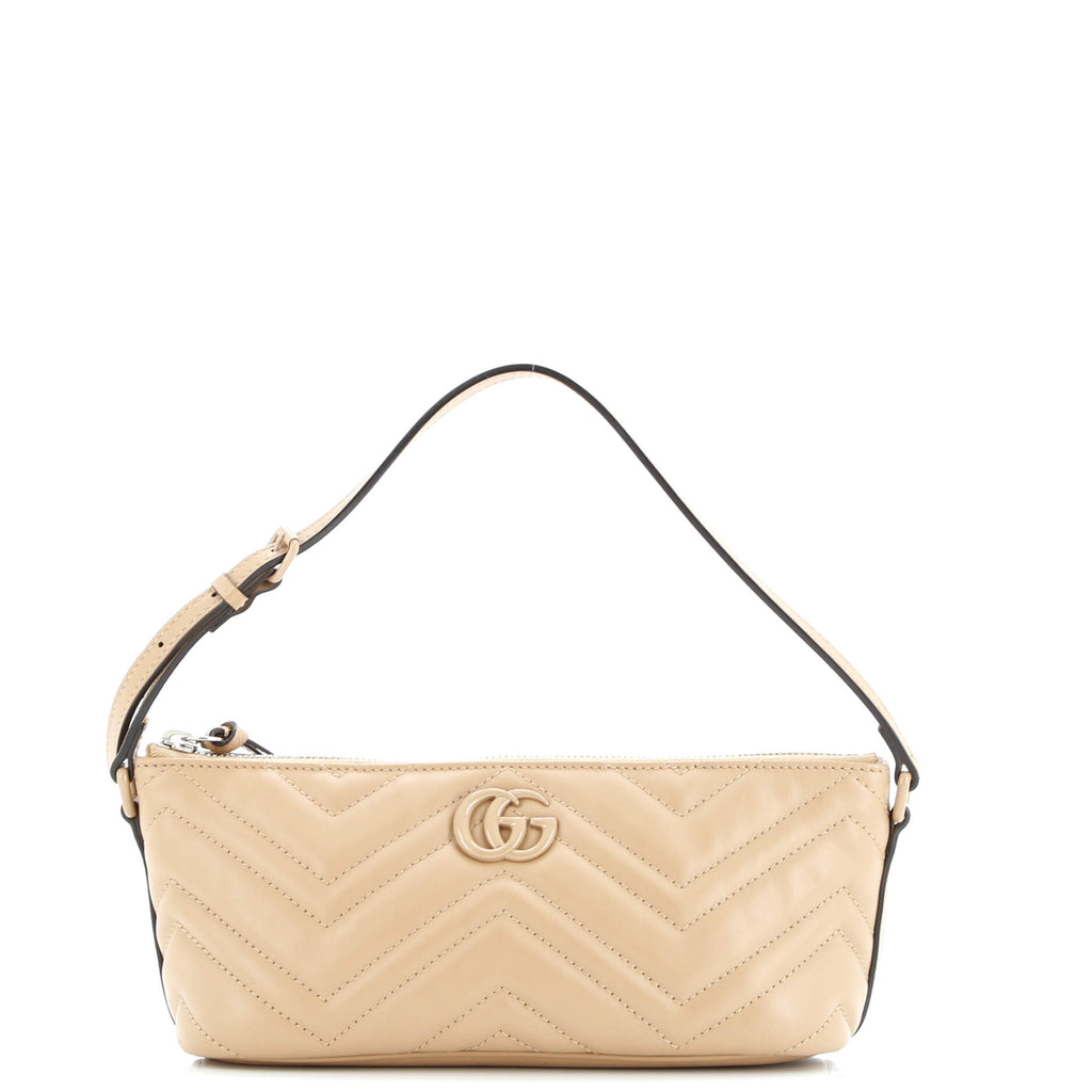 GG Marmont Pochette Shoulder Bag Matelasse Leather Small