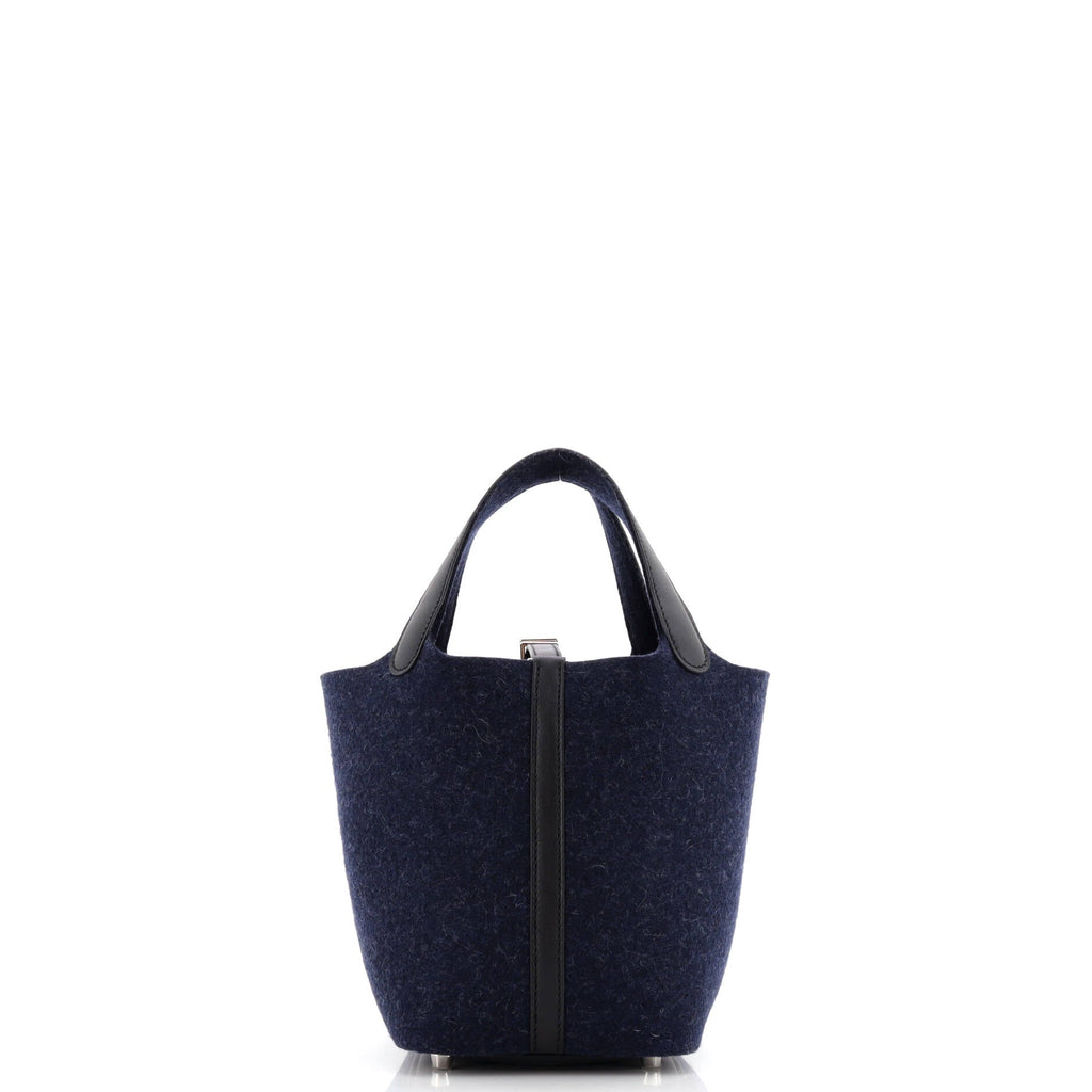 Picotin Lock Bag Felt with Leather PM