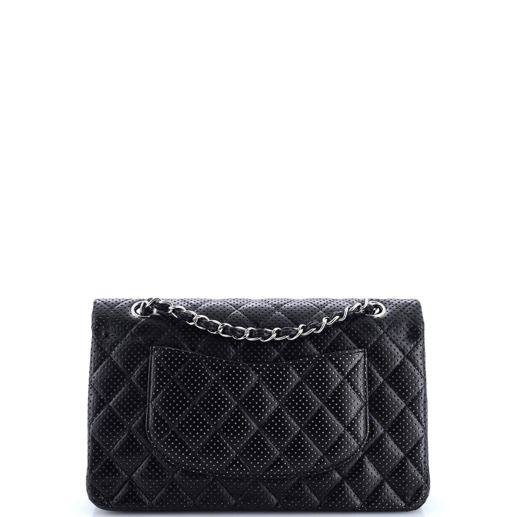 Classic Double Flap Bag Quilted Perforated Lambskin Medium
