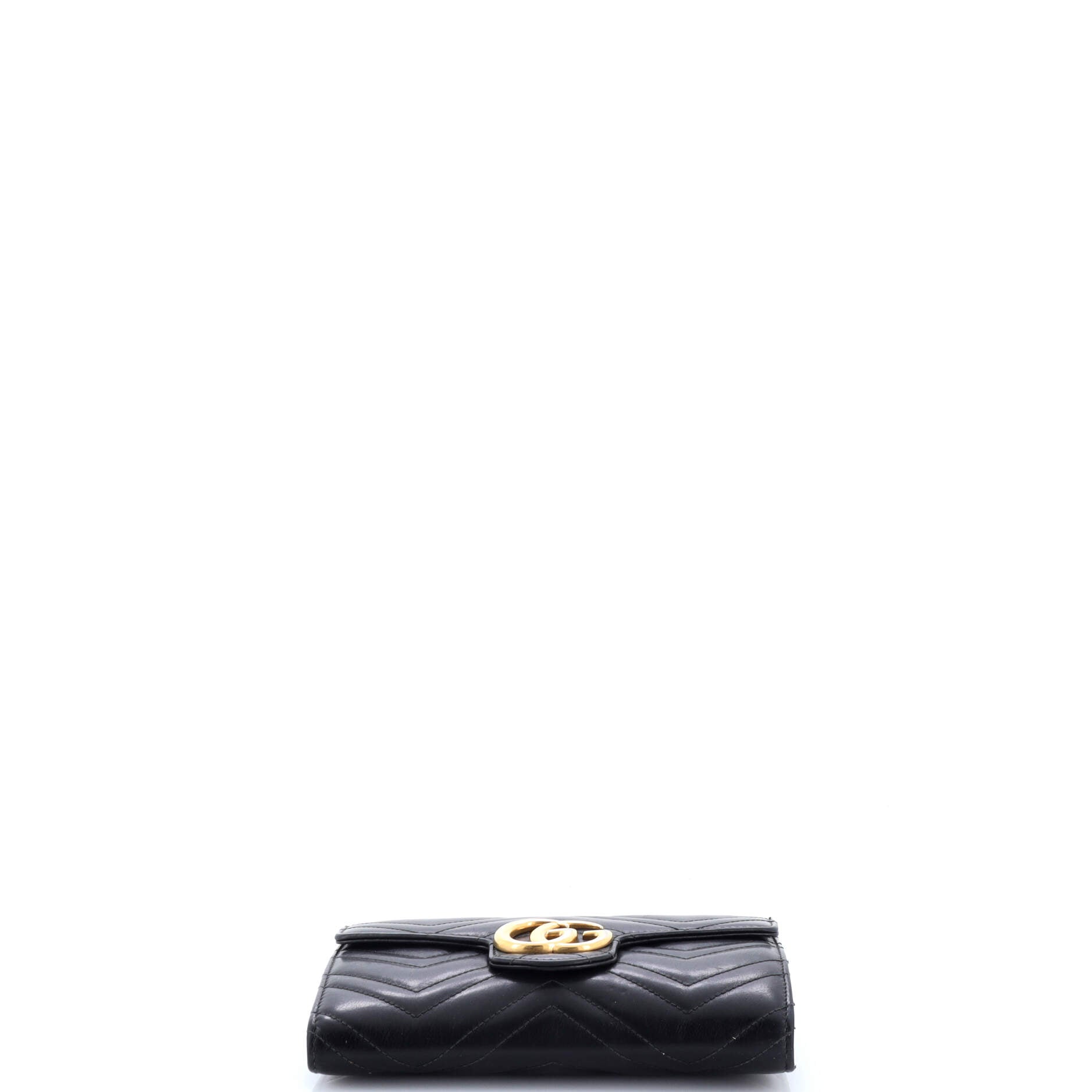 GG Marmont Chain Wallet Matelasse Leather Mini