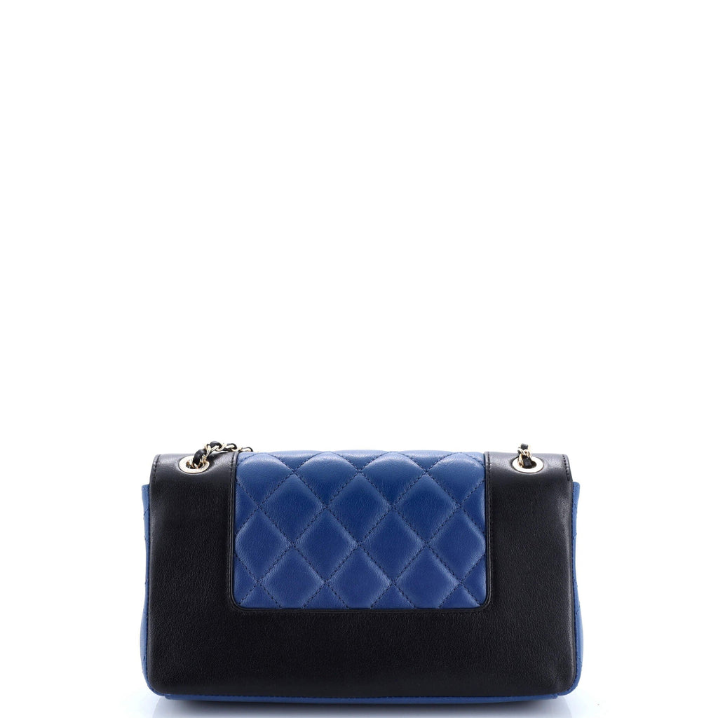 Mademoiselle Vintage Flap Bag Quilted Sheepskin Medium