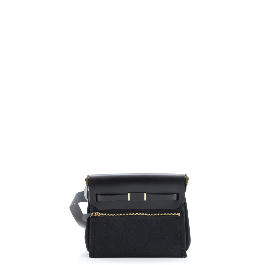 Herbag Zip Toile and Leather 20