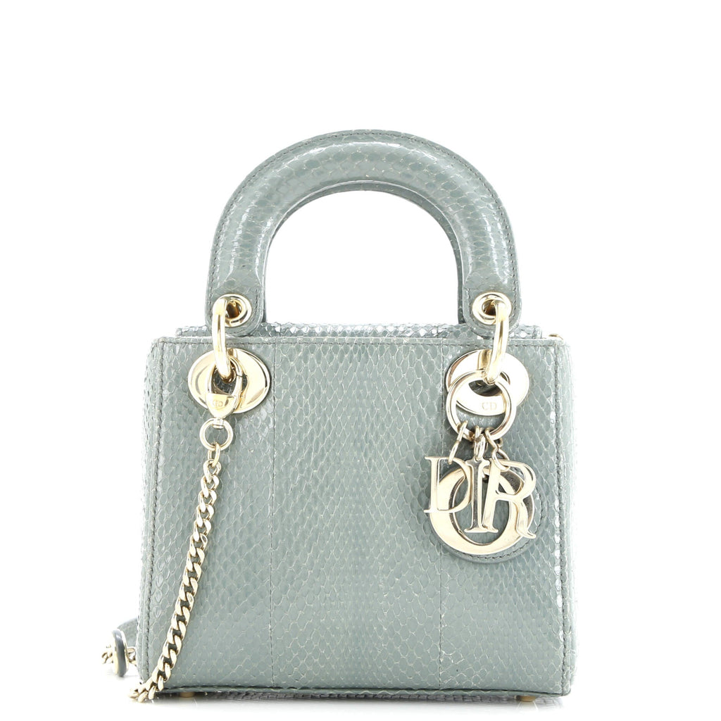 Lady Dior Chain Bag Python Mini