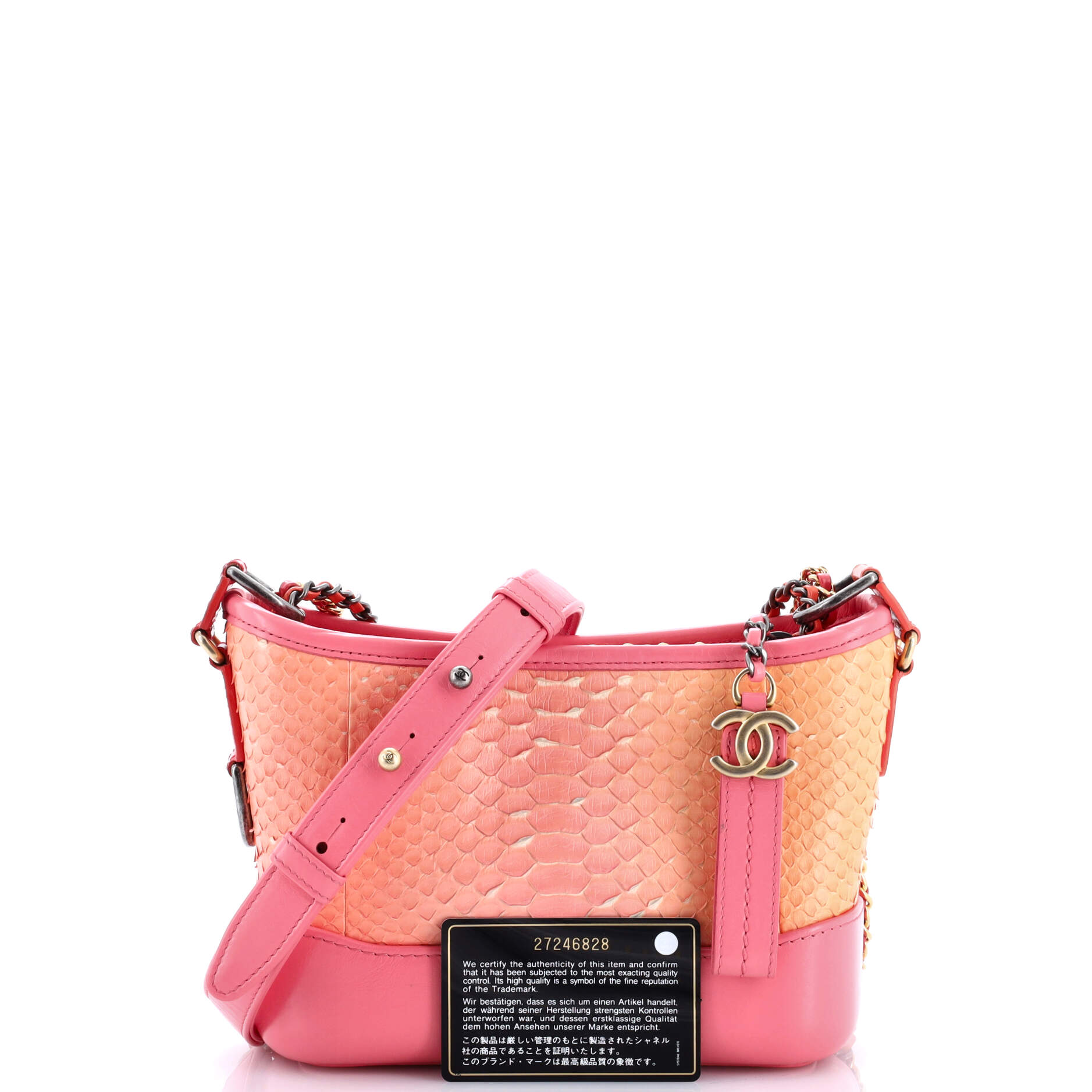 Gabrielle Hobo Python Small