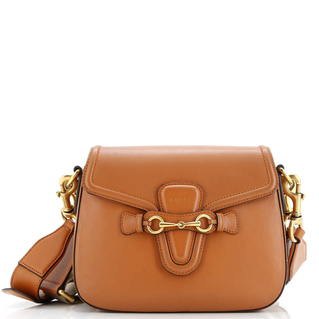 Lady Web Shoulder Bag Leather Medium