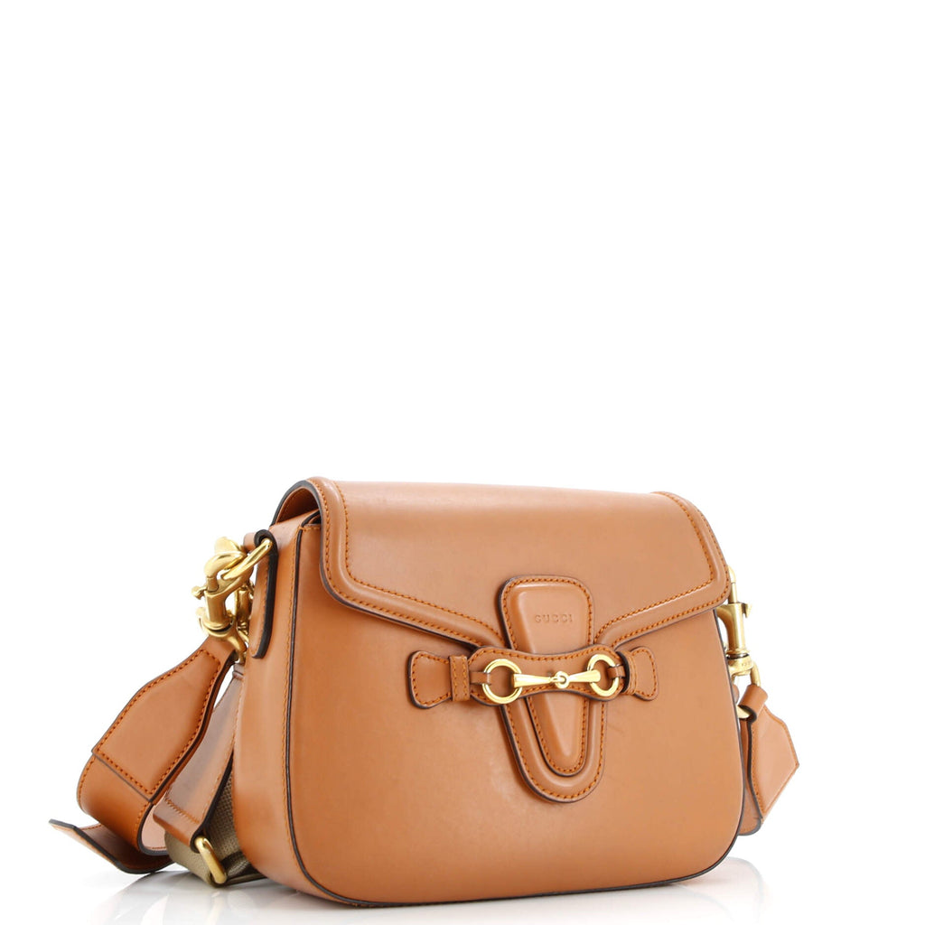 Lady Web Shoulder Bag Leather Medium