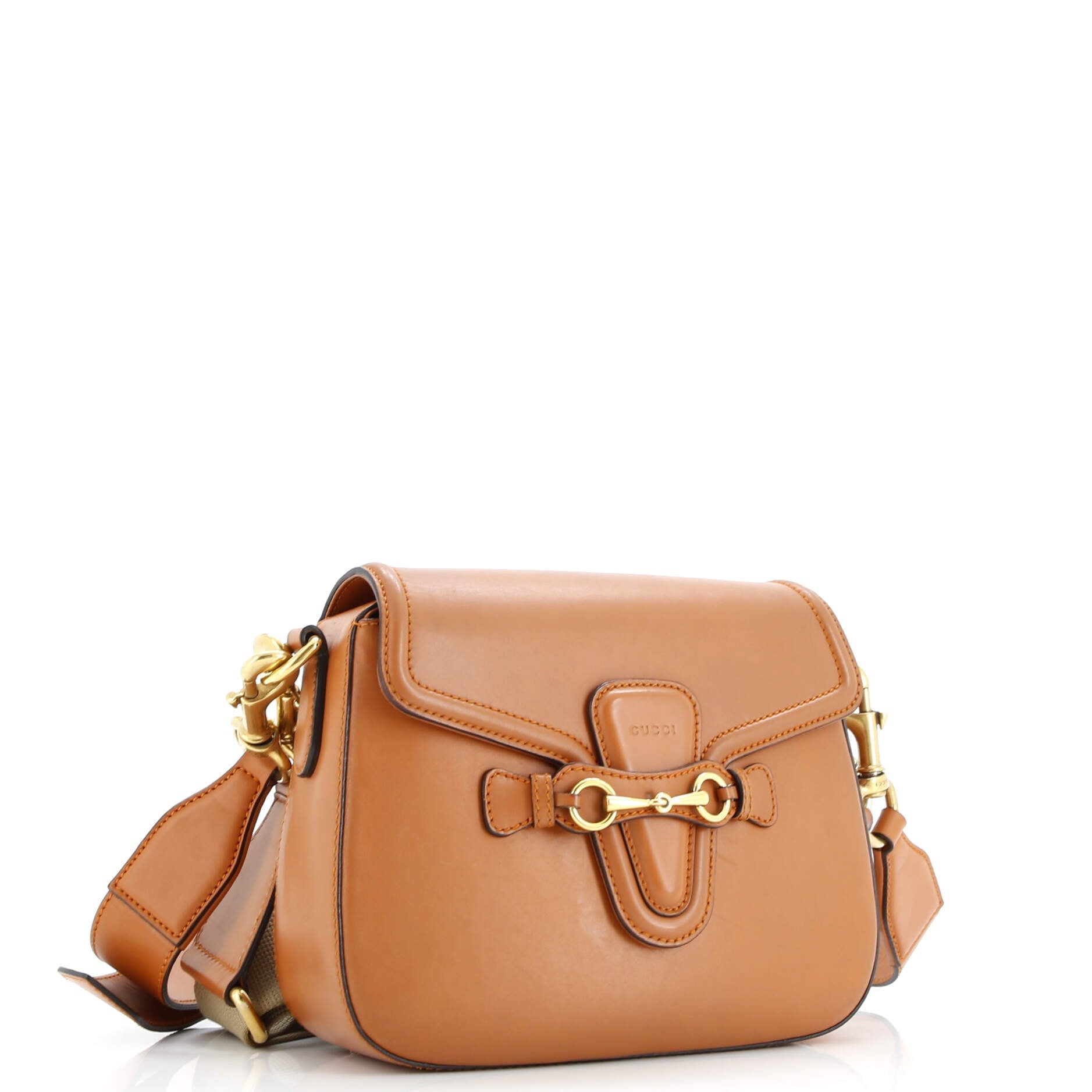 Lady Web Shoulder Bag Leather Medium