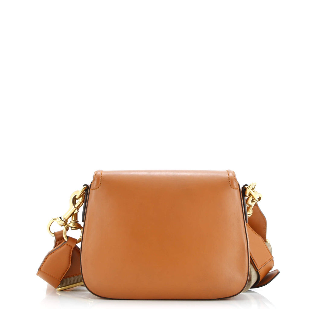 Lady Web Shoulder Bag Leather Medium