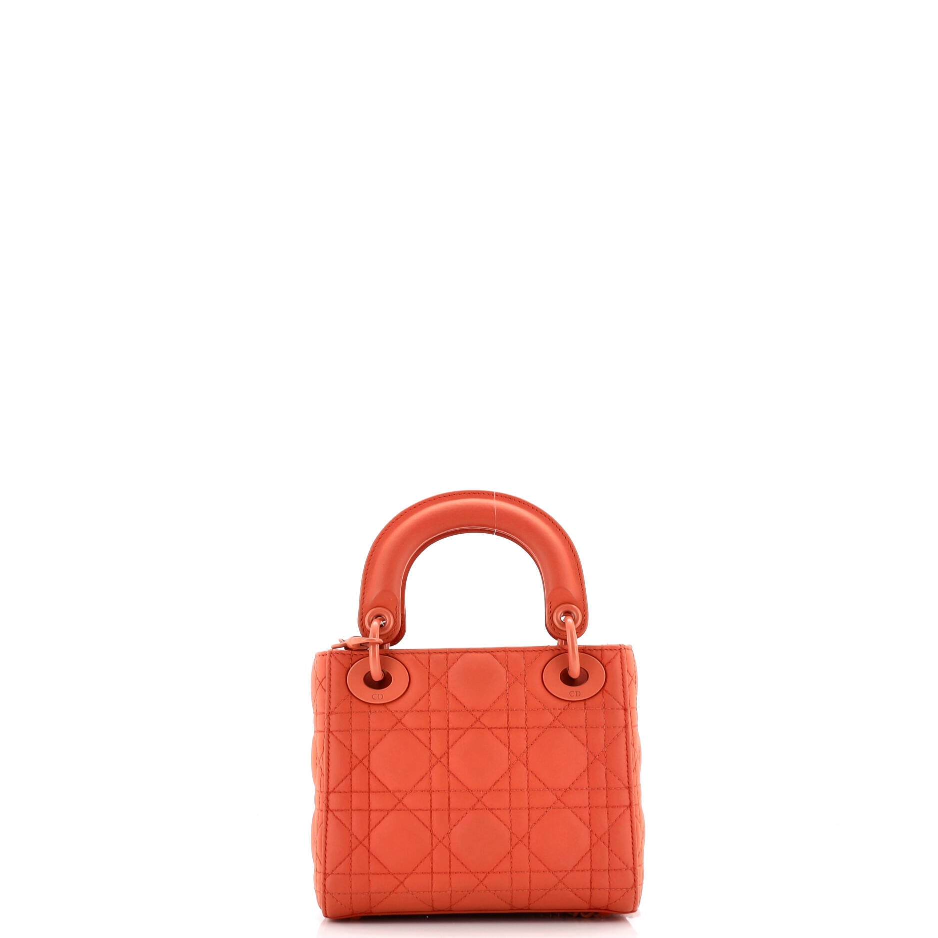 Ultra Matte Lady Dior Chain Bag Cannage Quilt Calfskin Mini