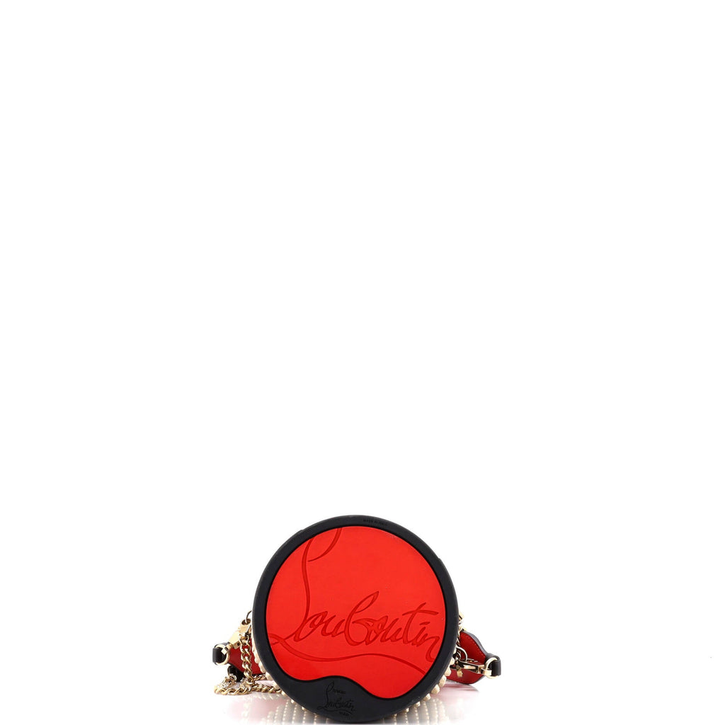 Marie Jane Bucket Bag Studded Satin and Leather