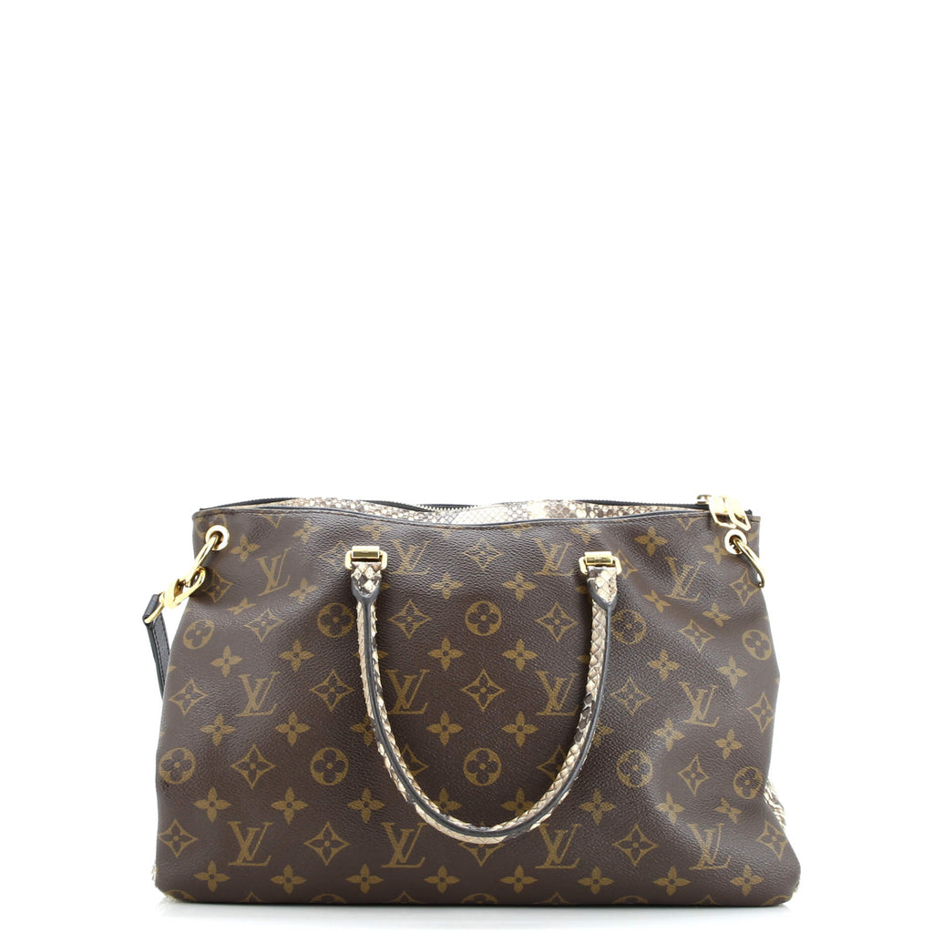 Pallas Tote Monogram Canvas with Python
