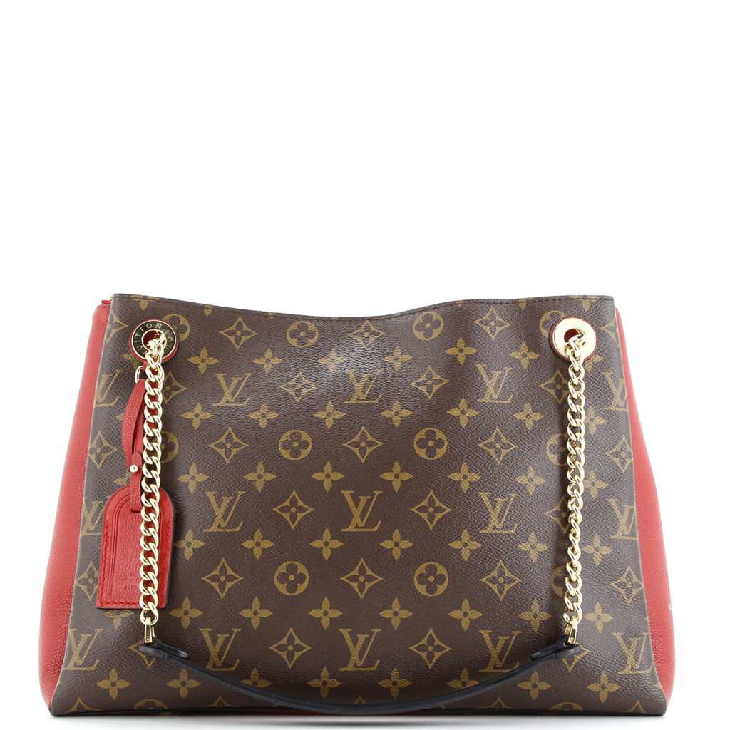 Surene Handbag Monogram Canvas with Leather MM