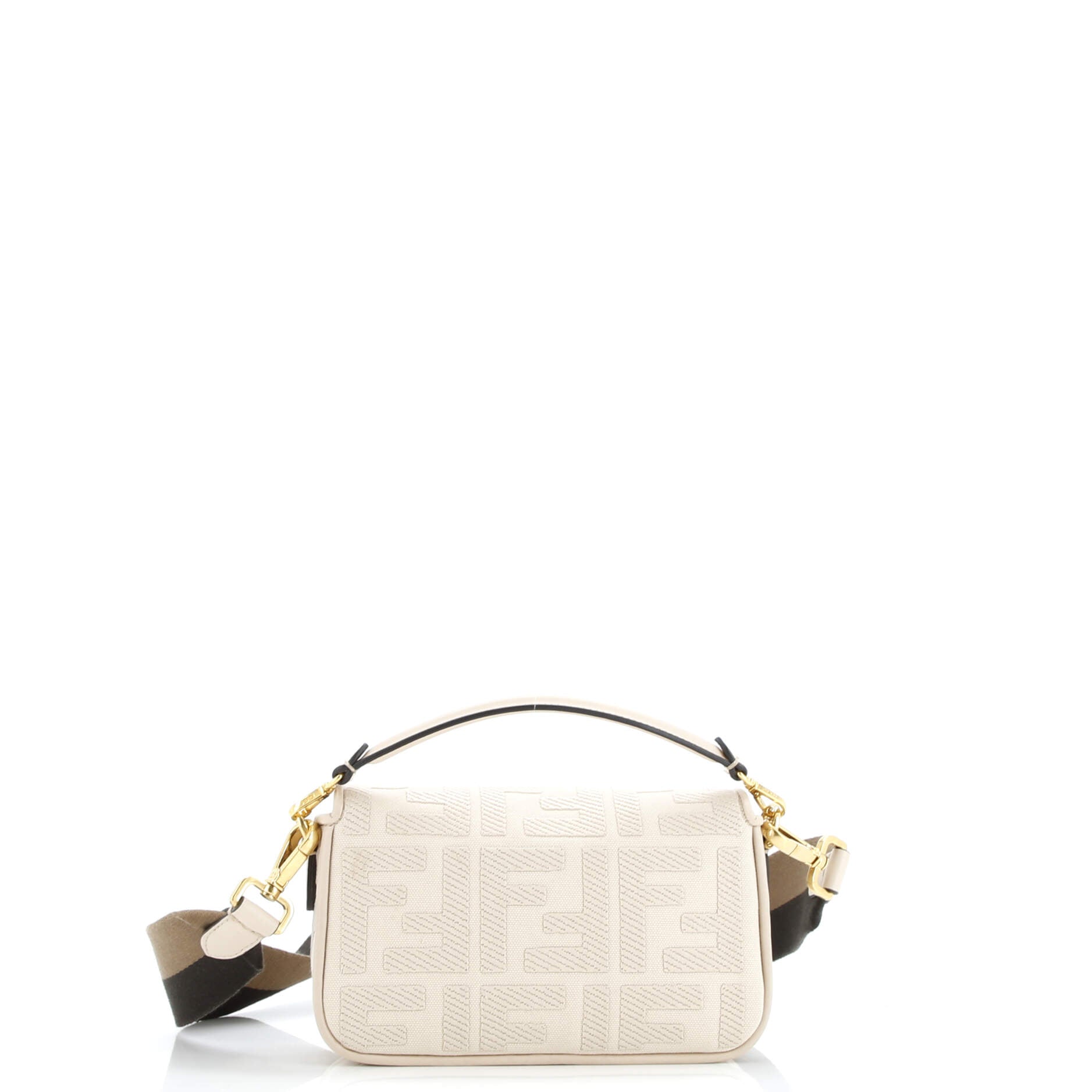 Baguette NM Bag Zucca Embroidered Canvas Mini