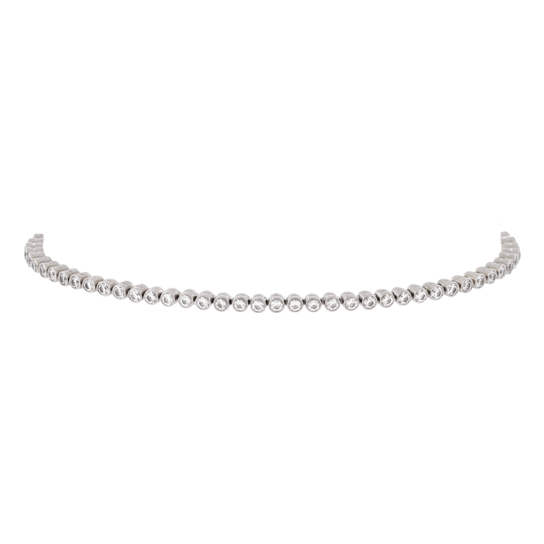 Jazz Tennis Bracelet Platinum and Diamonds 1.25-1.49CT