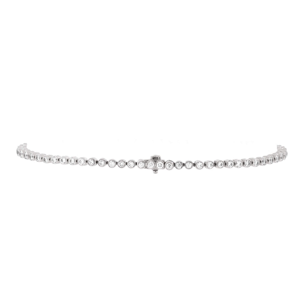 Jazz Tennis Bracelet Platinum and Diamonds 1.25-1.49CT