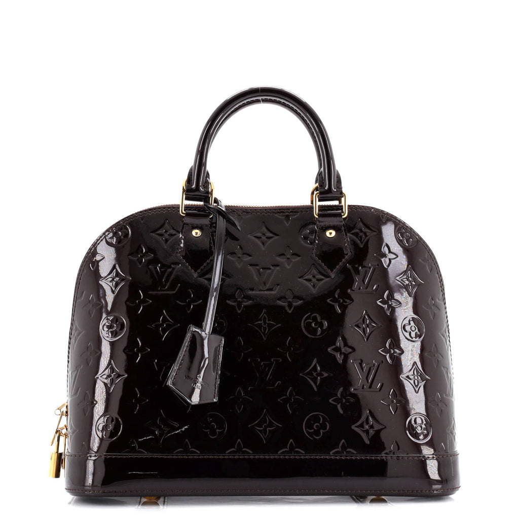 Alma Handbag Monogram Vernis PM