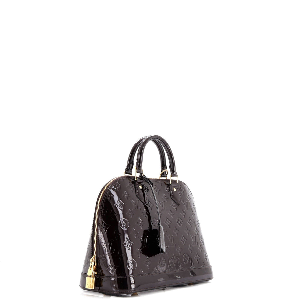 Alma Handbag Monogram Vernis PM