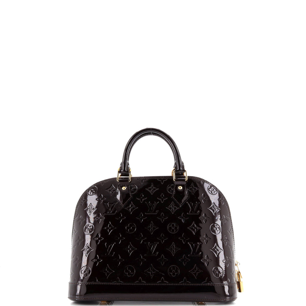 Alma Handbag Monogram Vernis PM