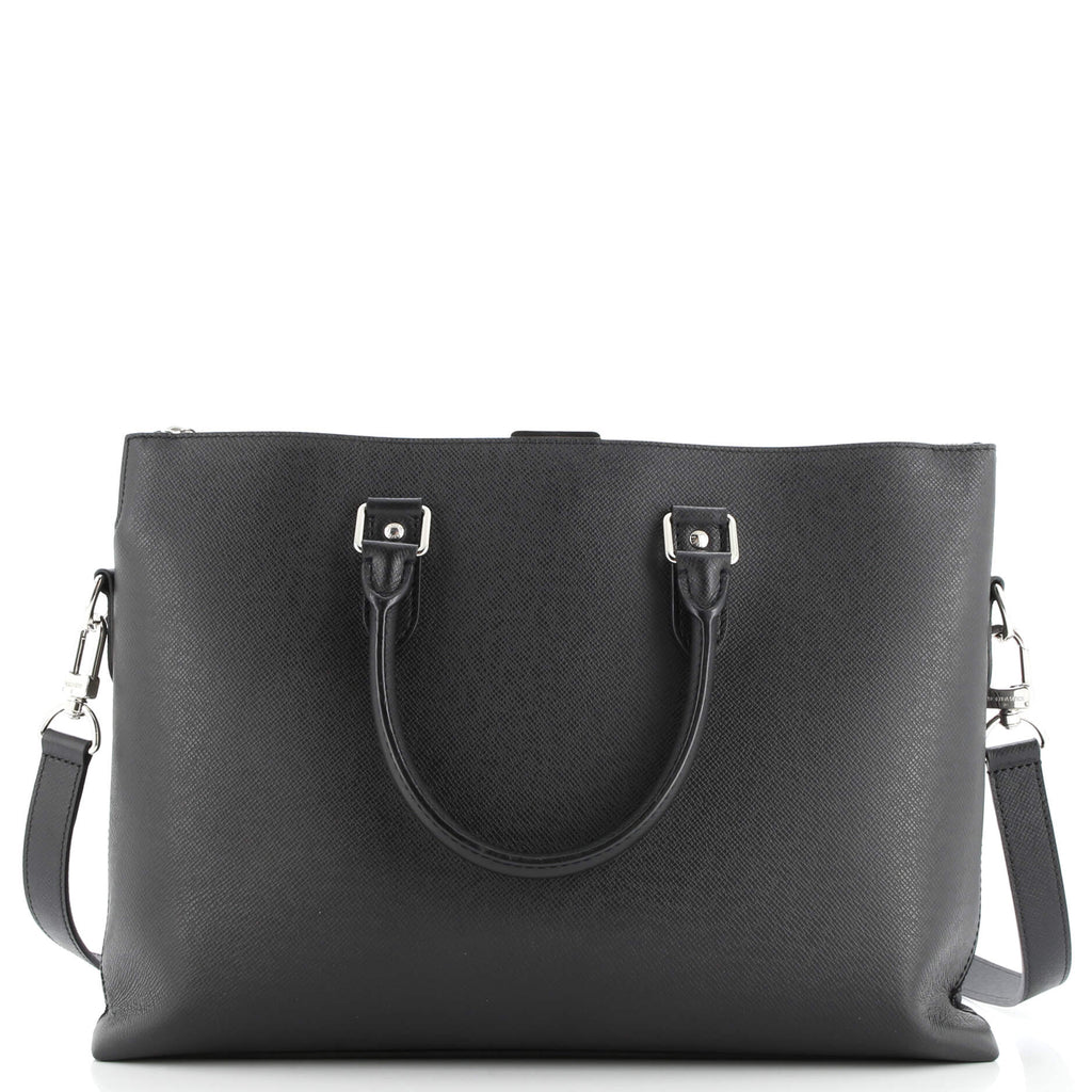 Anton Soft Briefcase Taiga Leather
