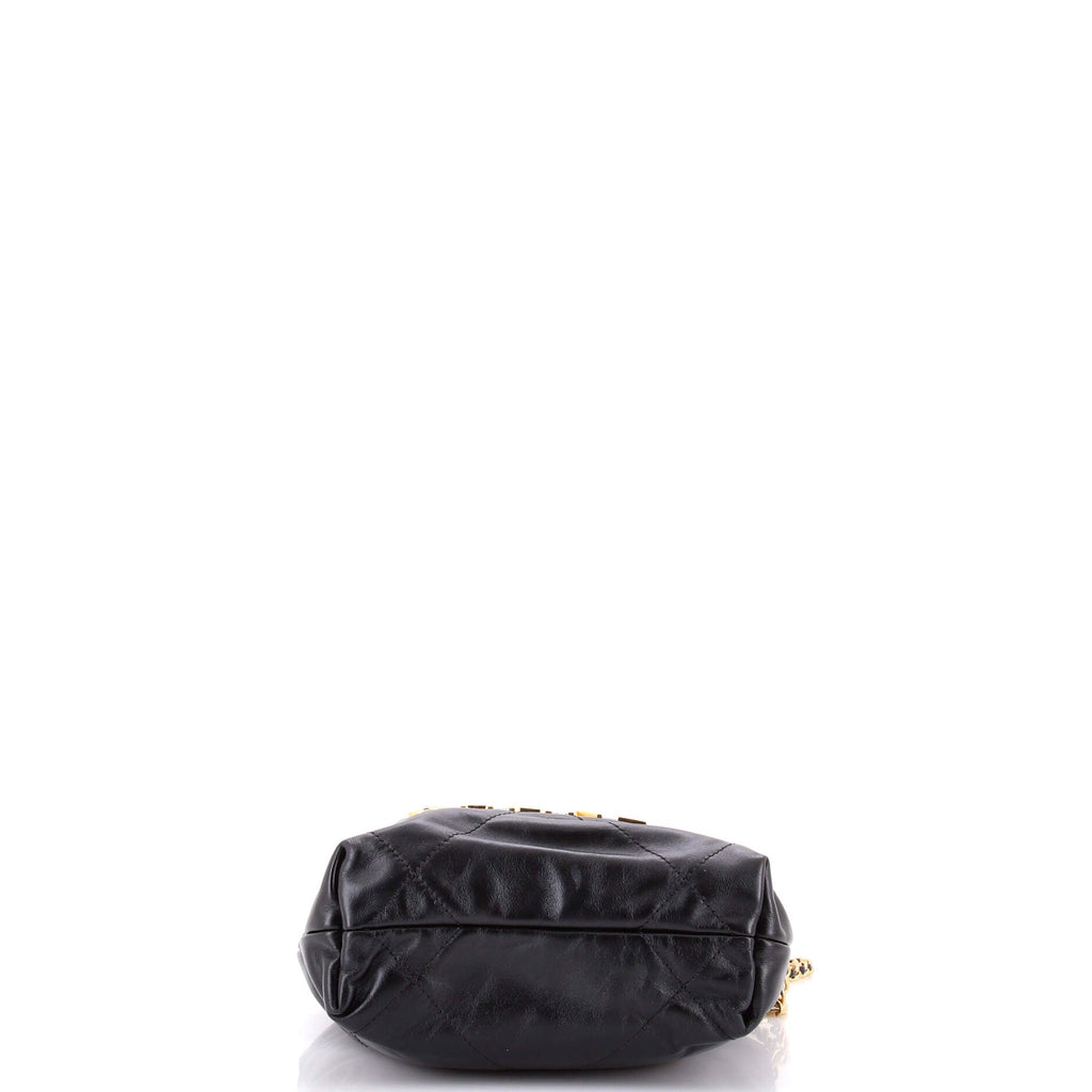 22 Chain Hobo Quilted Calfskin with CC Pearl Chain Mini