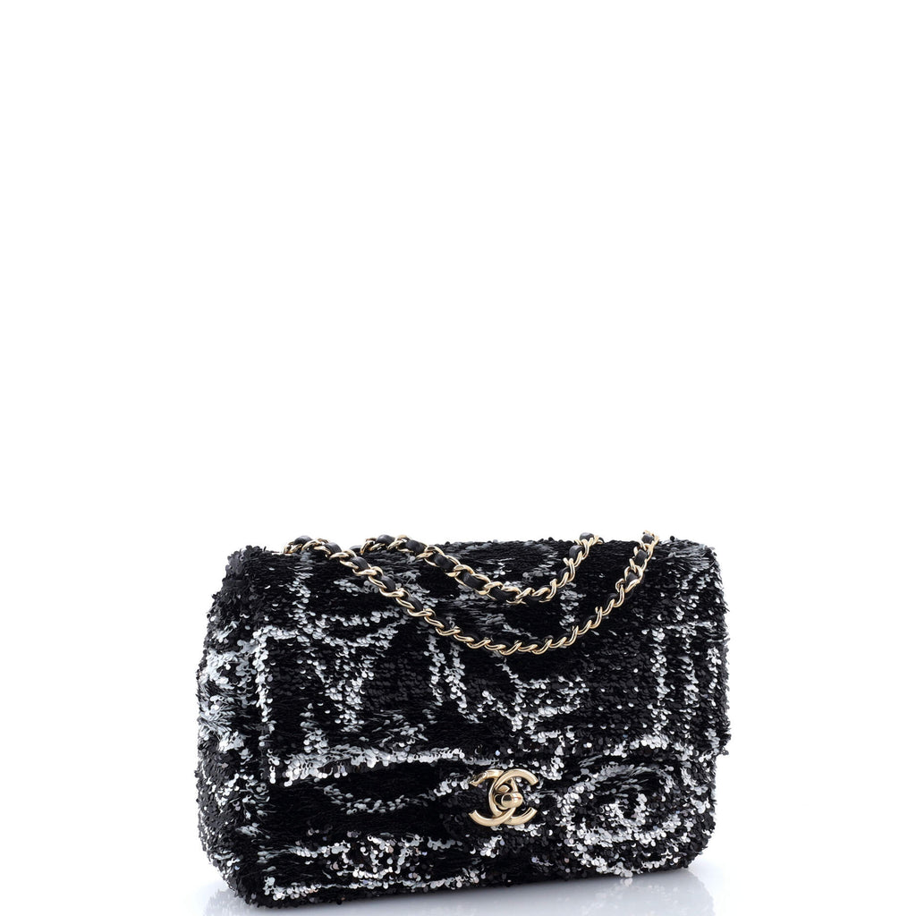 Lucky Symbols CC Flap Bag Sequins Mini