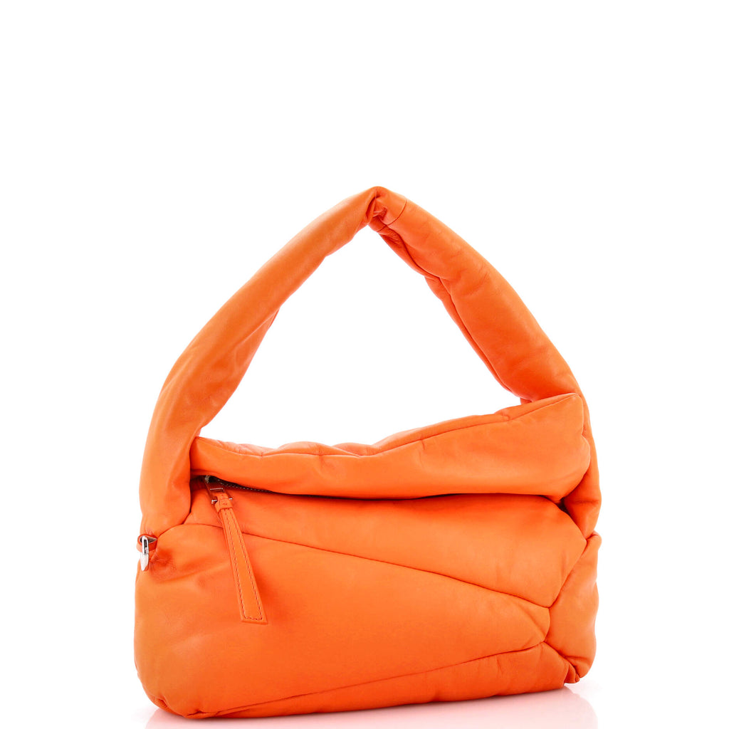 Puffer Puzzle Hobo Leather