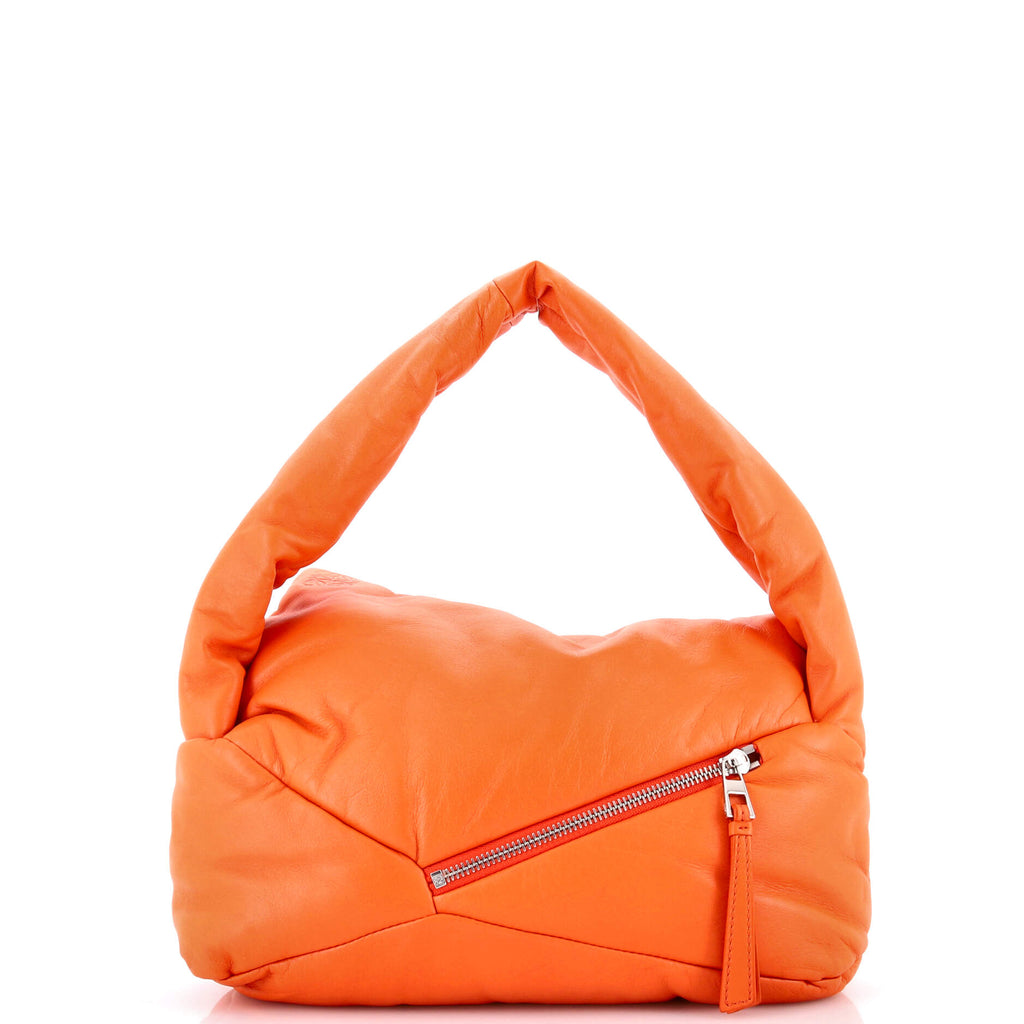 Puffer Puzzle Hobo Leather