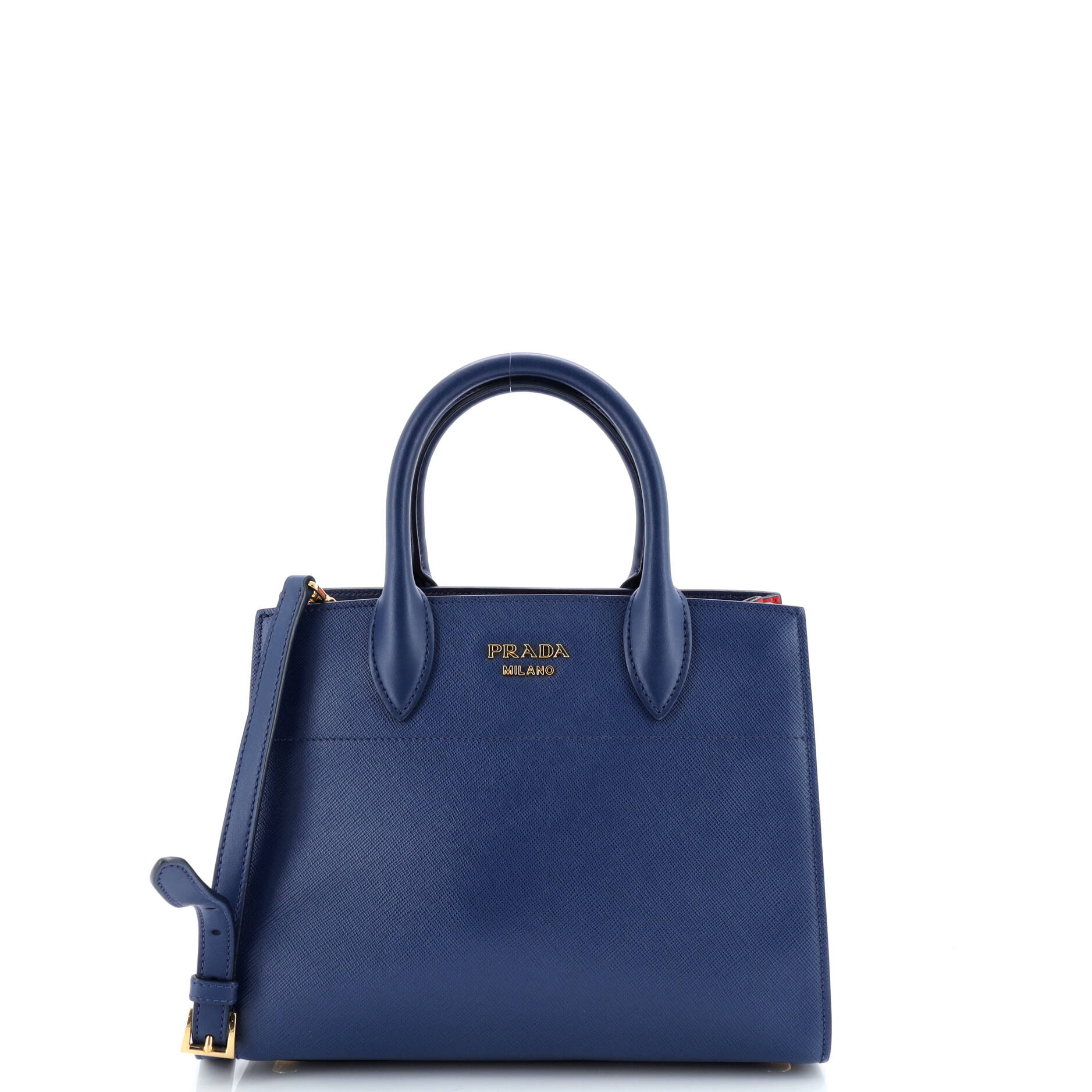 Bibliotheque Tote Saffiano with City Calf Small