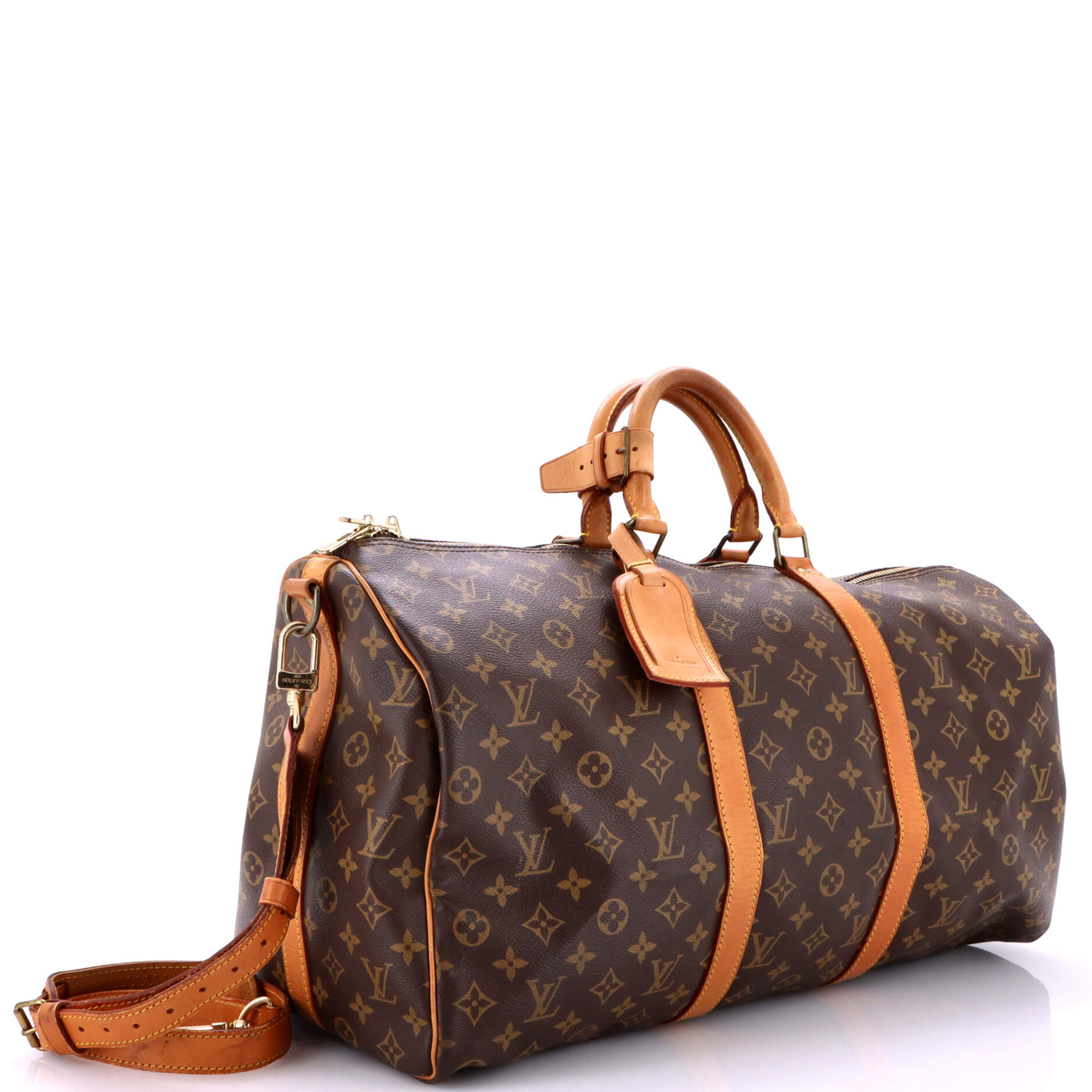 Keepall Bandouliere Bag Monogram Canvas 50
